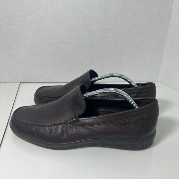 Men ECCO S Lite Moc Classic Leather Loafer Men’s US 12-12.5 Cocoa Brown